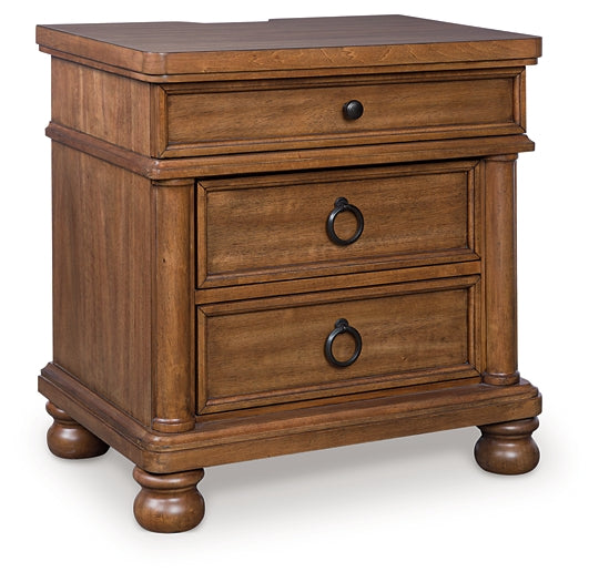 Rowlenstown Three Drawer Night Stand