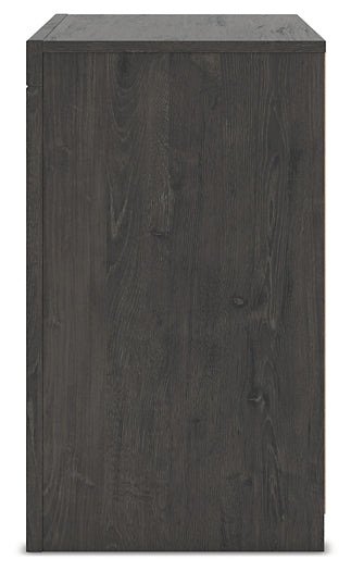 Fraluna King Panel Bed with Mirrored Dresser, Chest and Nightstand