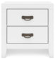 Binterglen California King Panel Bed, Dresser, Mirror, Chest and Nightstand